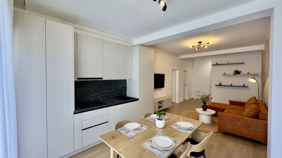 Apartament cu 2 camere, finisat la cheie, terasă 18.46 - întabulat - Poză 4