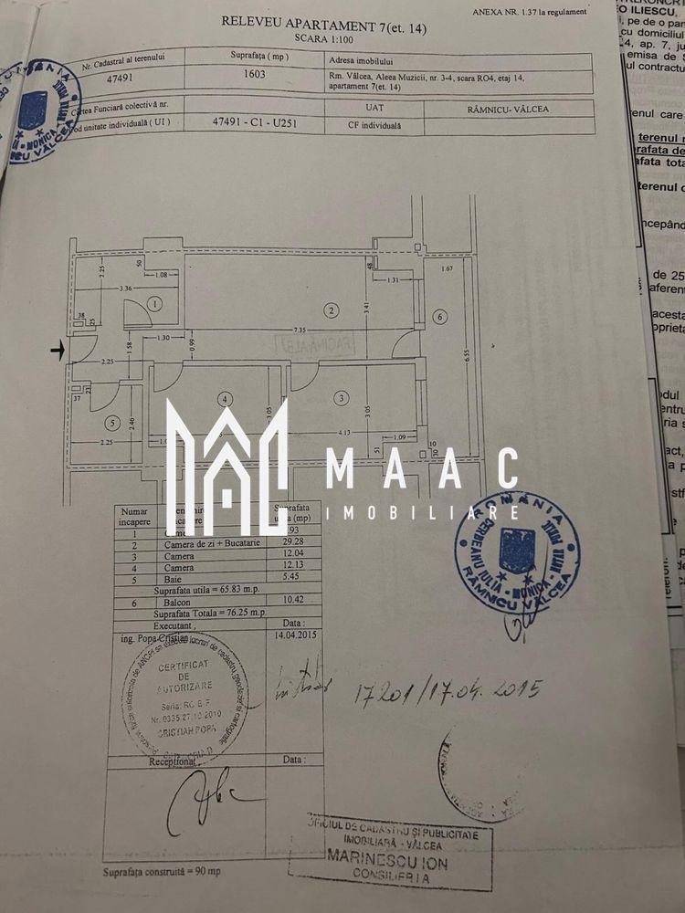 Apartament 3 camere, zona Kaufland Ostroveni - Schiță 8