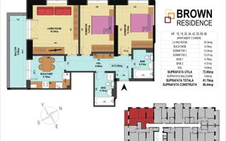 Apartament nou 3 camere- Drumul Binelui | Comision Zero - Poză 2