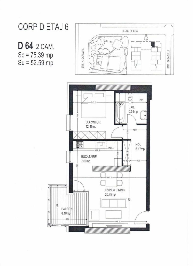 Apartament 2 camere One Herastrau Plaza / loc de parcare+ boxa - Poză 7
