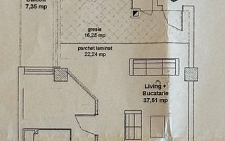 2 camere Marasti – Str. Bucuresti, aproape de The Office - Schiță 6