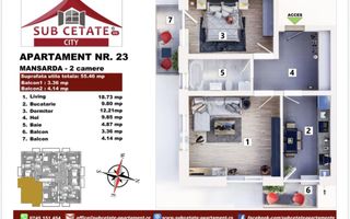 Apartament 2 camere/ zona Sanpetru - Poză 8