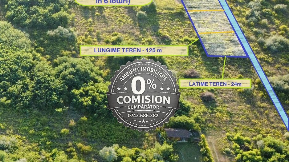 OPORTUNITATE de INVESTITIE-TEREN parcelabil - 3.000 mp, VASLUI zona FILATURII; - Poză 1