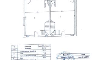 Duplex modern 4 camere + mansardă, complet mobilat – Comuna Berceni - Schiță 5