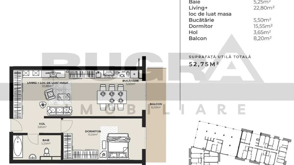 Apartament 2 camere, bloc nou, semifinisat, zona Kaufland - Poză 2