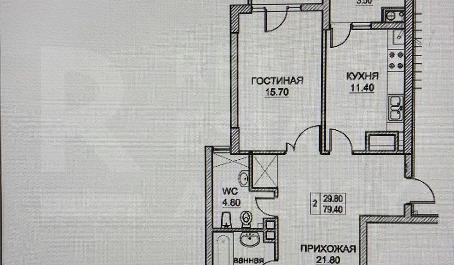 Vânzare, apartament, 2 camere, bd. Dacia, Botanica - Schiță 12