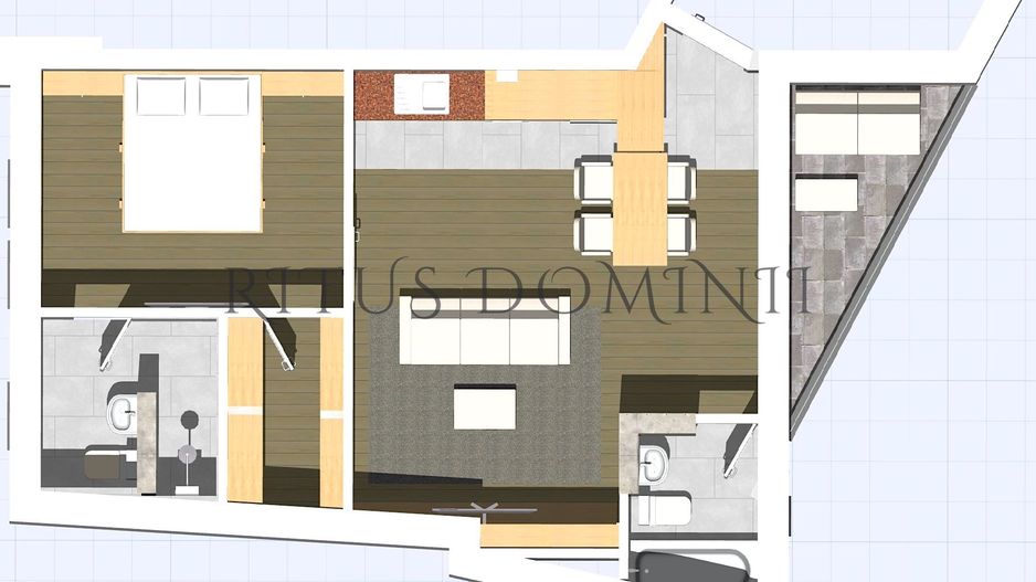 Apartament Ultracentral cu 2 camere,  Piata Unirii, 55mp - Poză 2