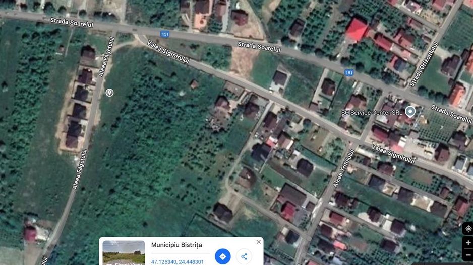 teren intravilan - Aleea Fagetului - 680 mp + 87 mp drum de acces - 5700 Euro/Ar - Poză 3