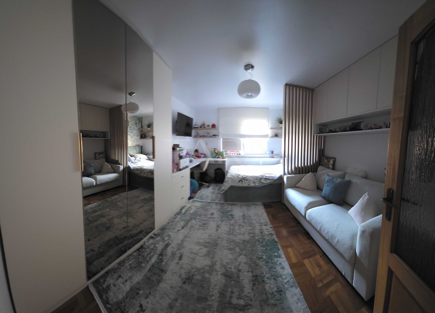Apartament premium cu 3 camere, 100 mp, 2 băi, mobilat, utilat. - Poză 5