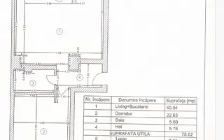 2 Camere PREMIUM || Parter cu Grădină 26mp || Brick Loft - Schiță 24