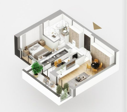 Apartament 2 camere de vanzare - Poză 1