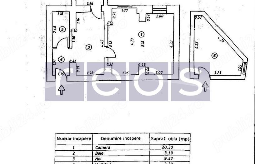 VANZARE STUDIO ULTRACENTRAL 48MP VICTORIEI ROMANA CENTRALA PROPRIE CURTE PRIVATA - Poză 8