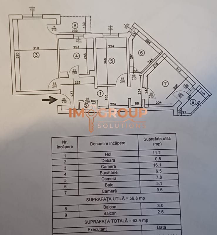 Nicolina - 3 camere decomandat - etaj 2 - bloc 1984 - renovat integral - Poză 7