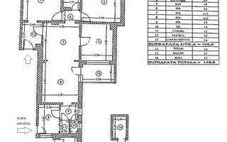 Inchiriere apartament 117mp -Cartierul Evreiesc / Str. Traian -birouri - Poză 3
