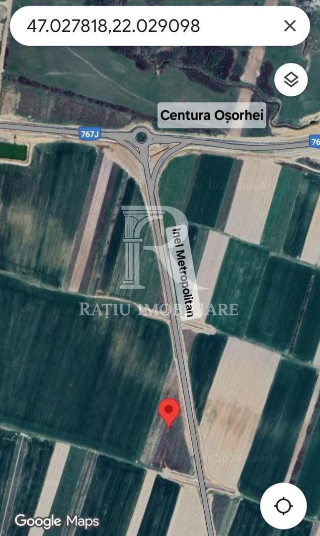 Teren Investiție | 25 €/mp | Acces Drum Metropolitan OSORHEI - Poză 1