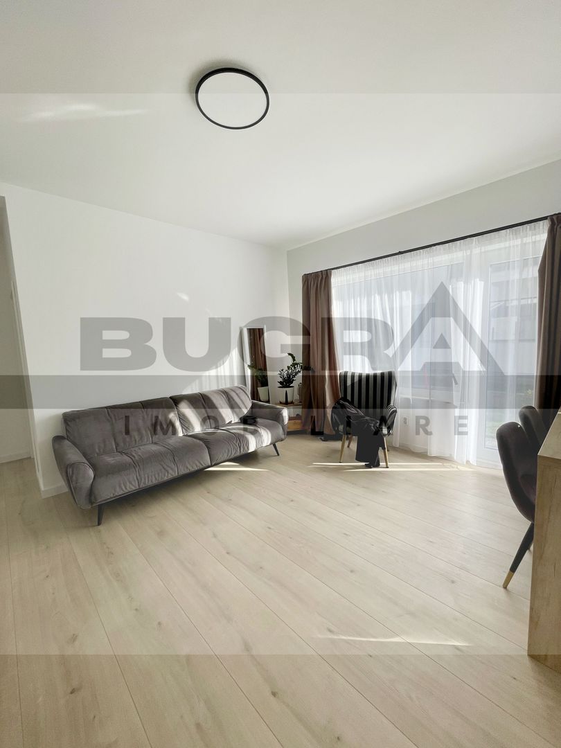 Apartament 2 camere,  51 mp, gradina, parcare,  zona L. Merlin - Poză 6