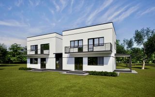 Duplex fără perete comun | 4 camere | 100 mp utili | 300 mp teren | Lunca Cetățu - Poză 5