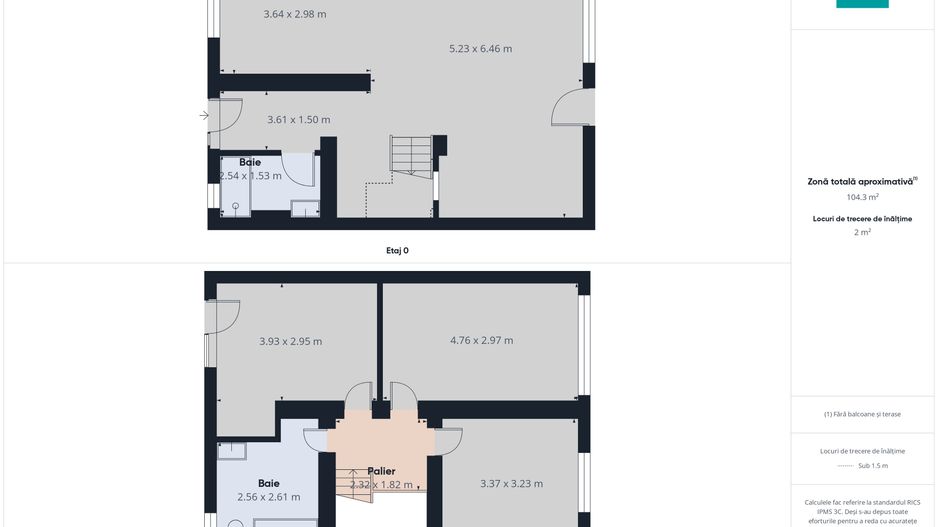 Duplex 105 mp, teren 255 mp, Mosnița Nouă - Poză 21