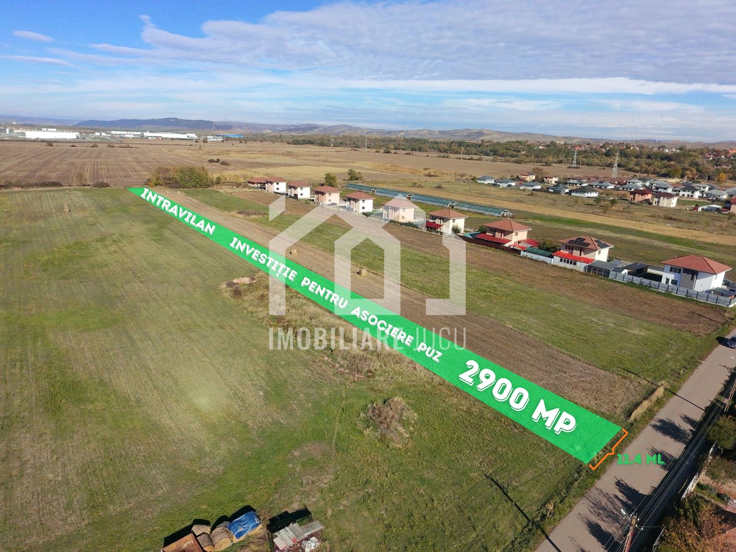 Teren intravilan – 2.900 mp - Investiție | Jucu de Sus - Poză 1