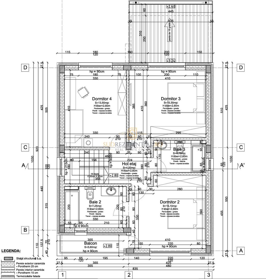 Vila individuala cu 5 camere, finisata premium, teren 420 mp, Vidra - Schiță 8