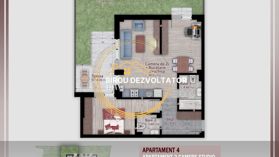 Gradina proprie 2 bai Acces facil metrou Teclu Parcare bonus Premium - Schiță 12