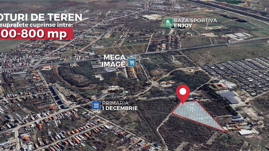 Teren 19.470 mp, investitie ideala, Green City -1 Decembrie, Ilfov - Poză 1