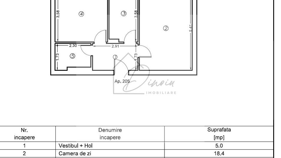 2 CAMERE COSMOPOLIS I PARCARE INCLUSA I BLOC 2026 I PROPRIETAR I com0% - Poză 2