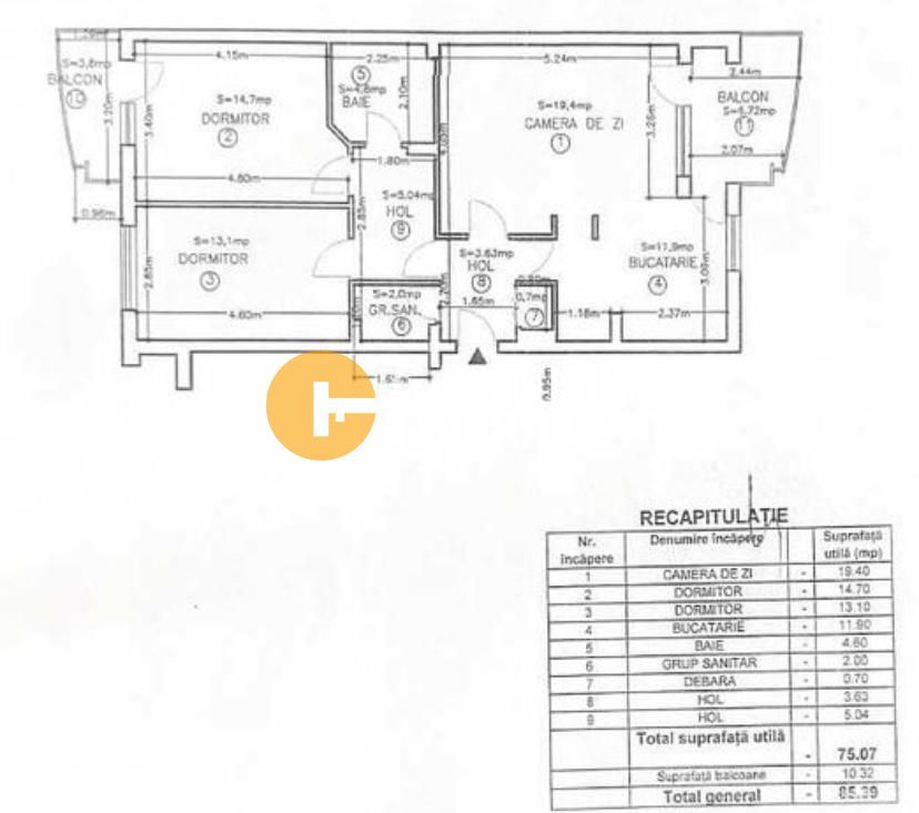 PIATA PĂCURARI - 3 CAMERE DECOMANDAT - ETAJUL 1 - BLOC NOU - BOXĂ ȘI GARAJ - Poză 5