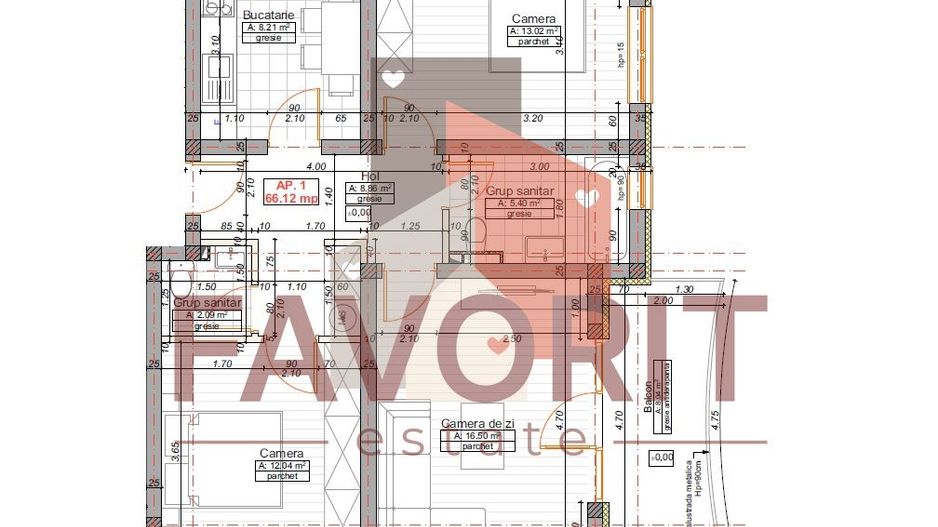 Decomandat. Gradina Proprie. 2 bai. Disponibil imediat. - Schiță 16