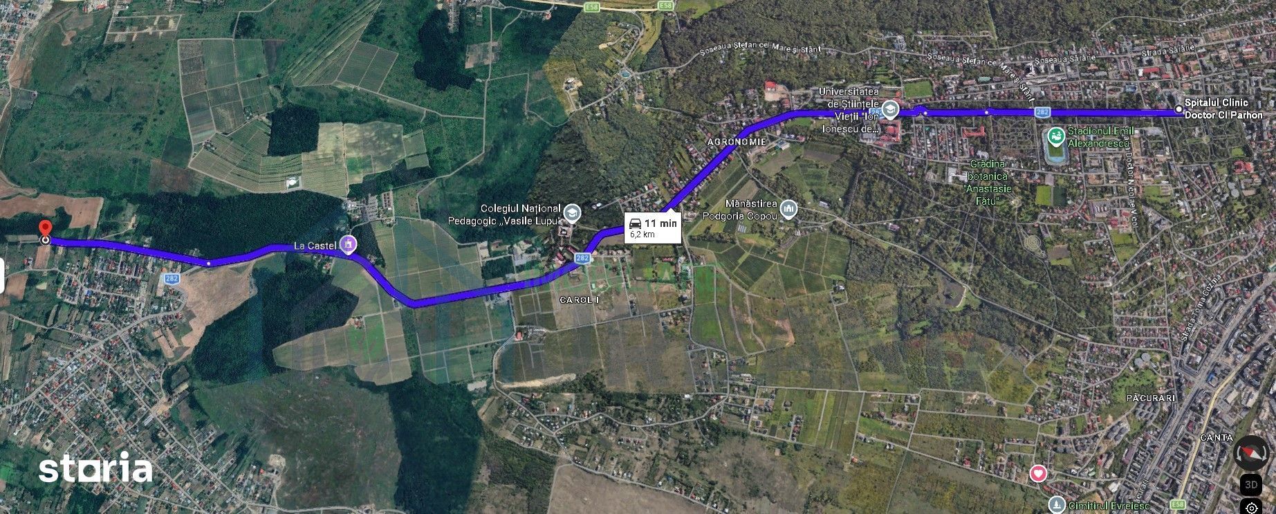Teren intravilan de 650 mp în Copou (Breazu), complex privat de 8 locuințe, strada Pădurea Breazu - Poză 4