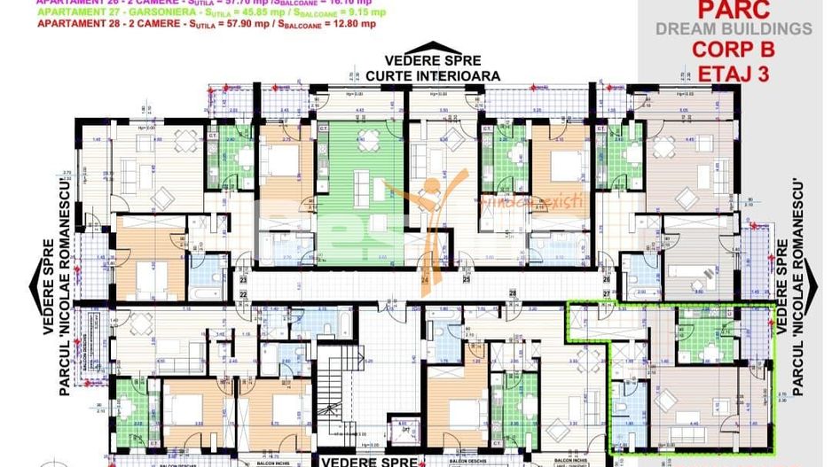 Confort Residence - Parc Romanescu - Poză 9