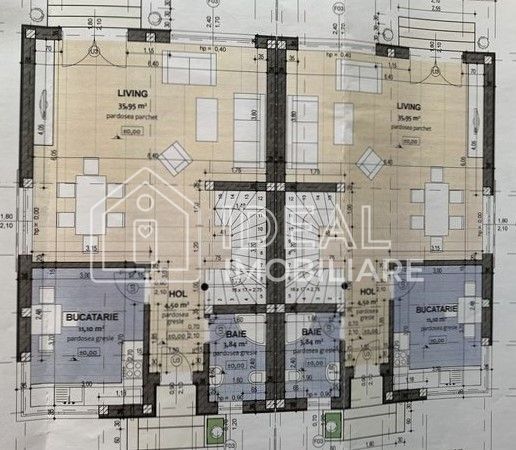 Duplex modern 4 Camere si 270 mp curte, in Cristian-Comision 0% - Schiță 3