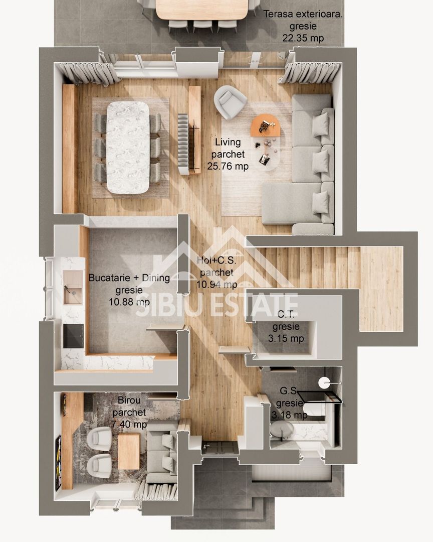 Casa individuala noua 4 camere, 3 bai - Poză 9