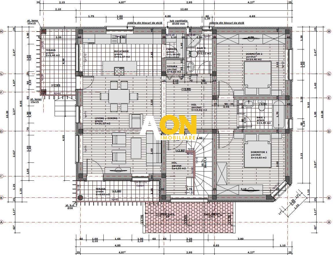 Spatiu de birouri, 87 mp, la casa, zona Tolstoi - Alba Iulia - Poză 14