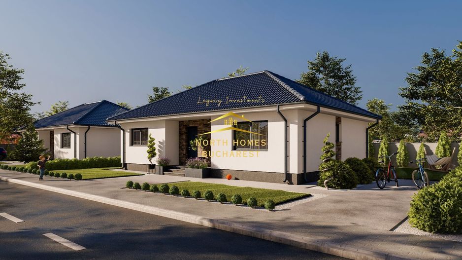 Vila 4 camere, toate utilitatile, strada asfaltata, Balotesti - Poză 10