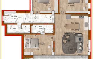 Apartament 4 Camere**TERASA**Bloc boutique***NOU// DOMENII - Poză 37