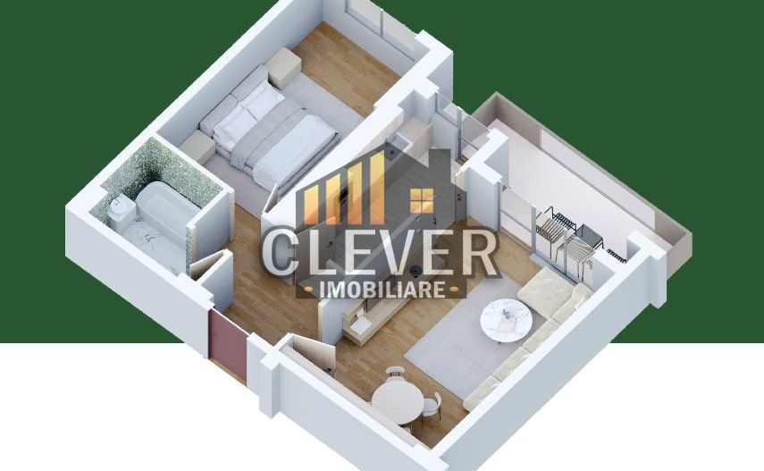 2 camere Pallady, bucătărie separată, balcon 8,5 mp - Poză 6