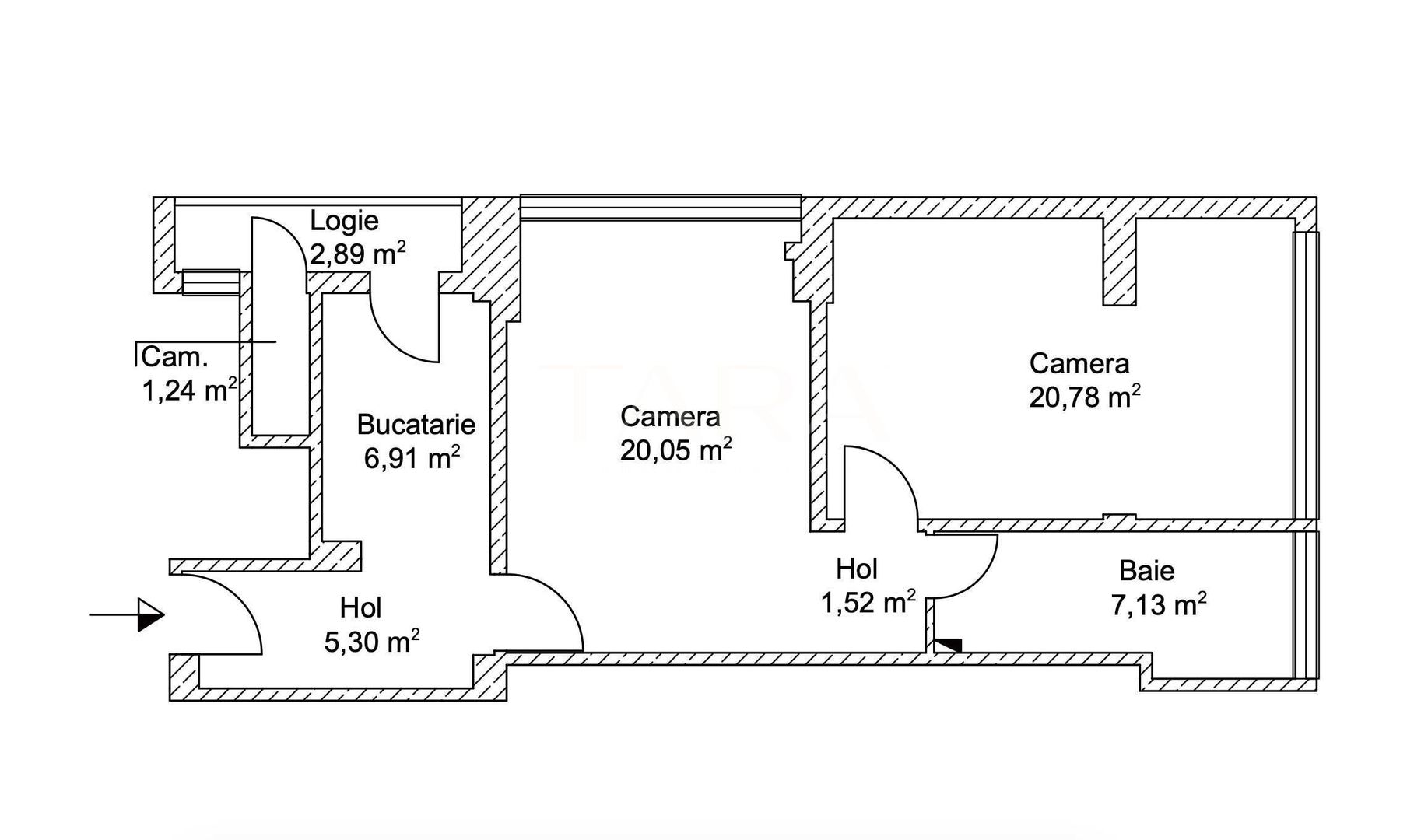 Vânzare apartament cu 2 camere 63 mp, zona ultracentrală. - Poză 1