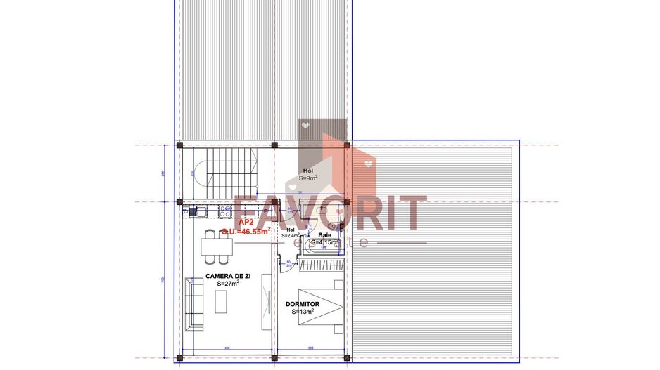 Apartamente de vanzare in Mosnita Noua | Zona Kaufland | Finisaje la alegere - Schiță 10
