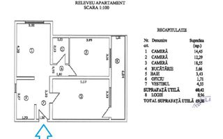 Vanzare Apartament 3 Camere Titulescu Primaria sector 1 - Poză 23
