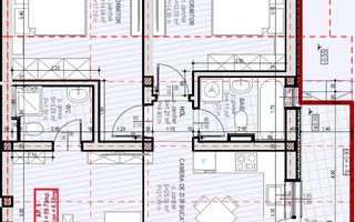 Apartament 3 Camere, 2 Băi și Balcon + POD - Schiță 7