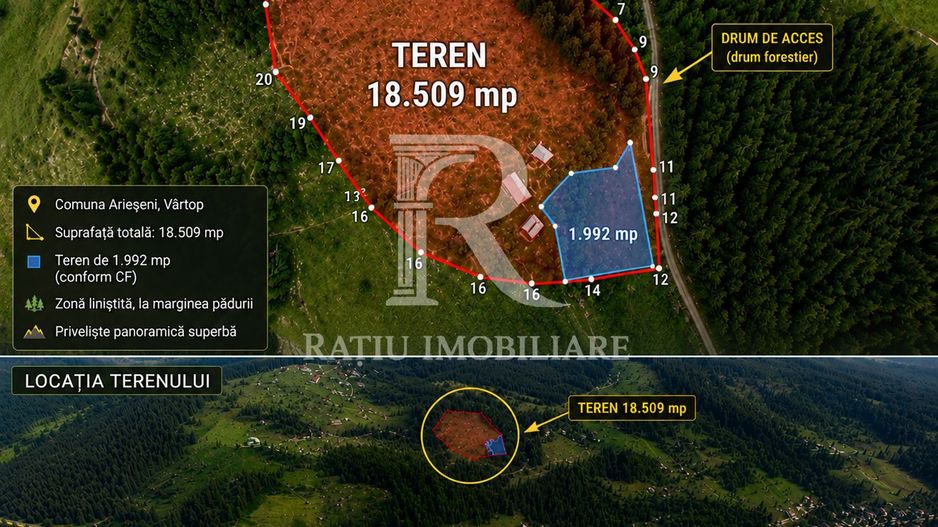 Teren 18.509 m | Izlaz | Arieseni - Poză 1
