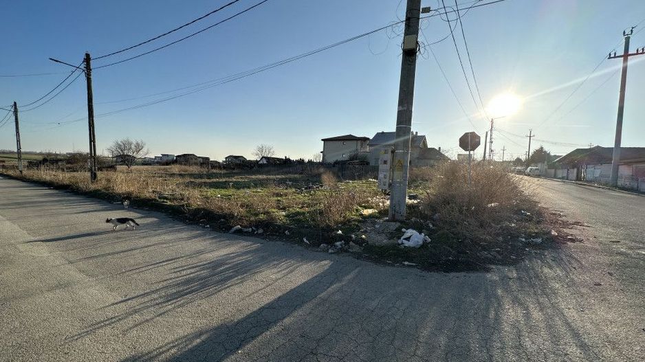 Ovidiu - Teren intravilan 990 mp, colt, pozitie excelenta - Poză 1