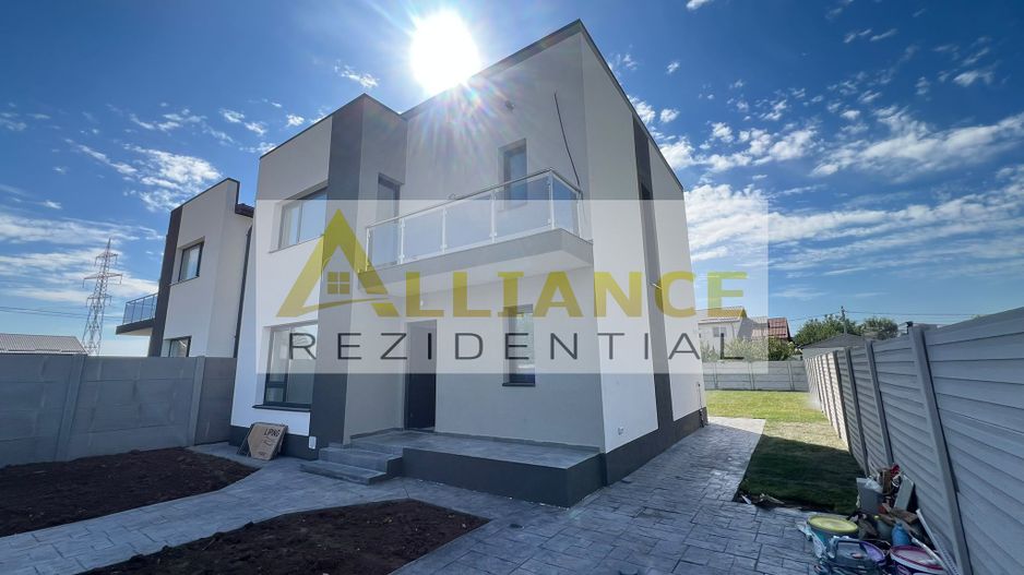 VILA INDIVIDUALA MODERNA SEMIMOBILATA -4 CAMERE-TEREN 375 MP - Poză 1