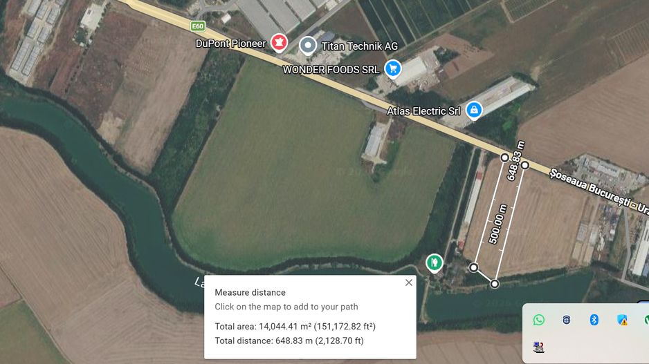 Vand teren intravilan cu destinatie hale - Ganeasa - Sindrilita - Poză 2