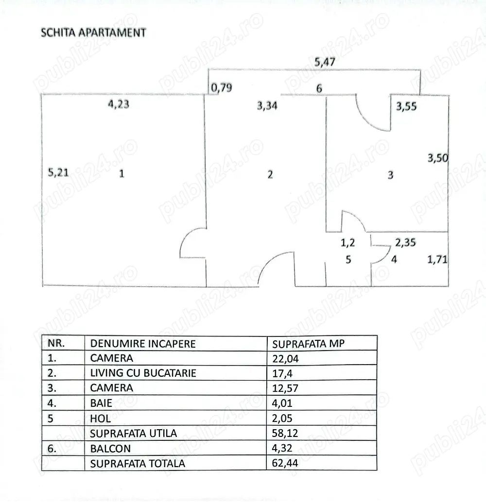 Vanzare Apartament 2 Camere Stradal pe Bd. Mircea Voda - Poză 2