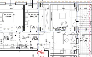 Apartament cu extras de carte funciara! Imobil premium! - Schiță 3