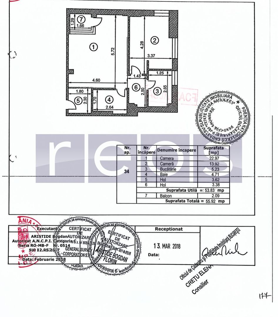 APARTAMENT 2 CAMERE | 55,92 MP | GREEN VISTA RESIDENCE | PIPERA - Poză 9