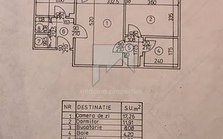 Vanzare apartament 2 camere Lizeanu - Schiță 16