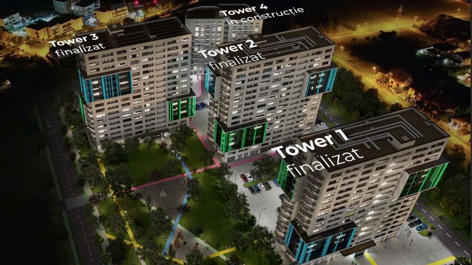 Apartament cu 3 camere și parcare subterană | XCity Timișoara - Poză 1